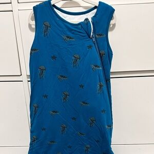 Kyte BABY Blue Jellyfish Bamboo Sleep Sack